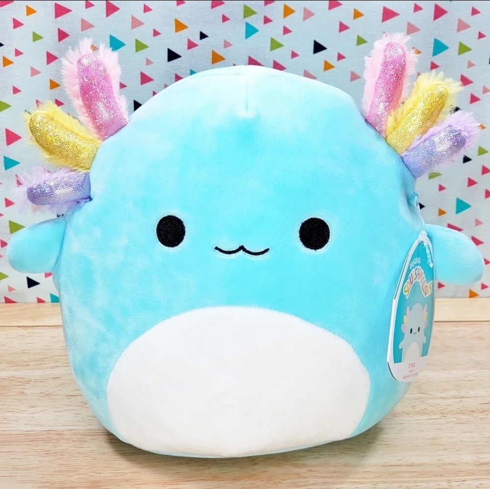 Squishmallow Irina the Blue Axolotl 8" UltraSoft Stuffed Sealife Plush NWT